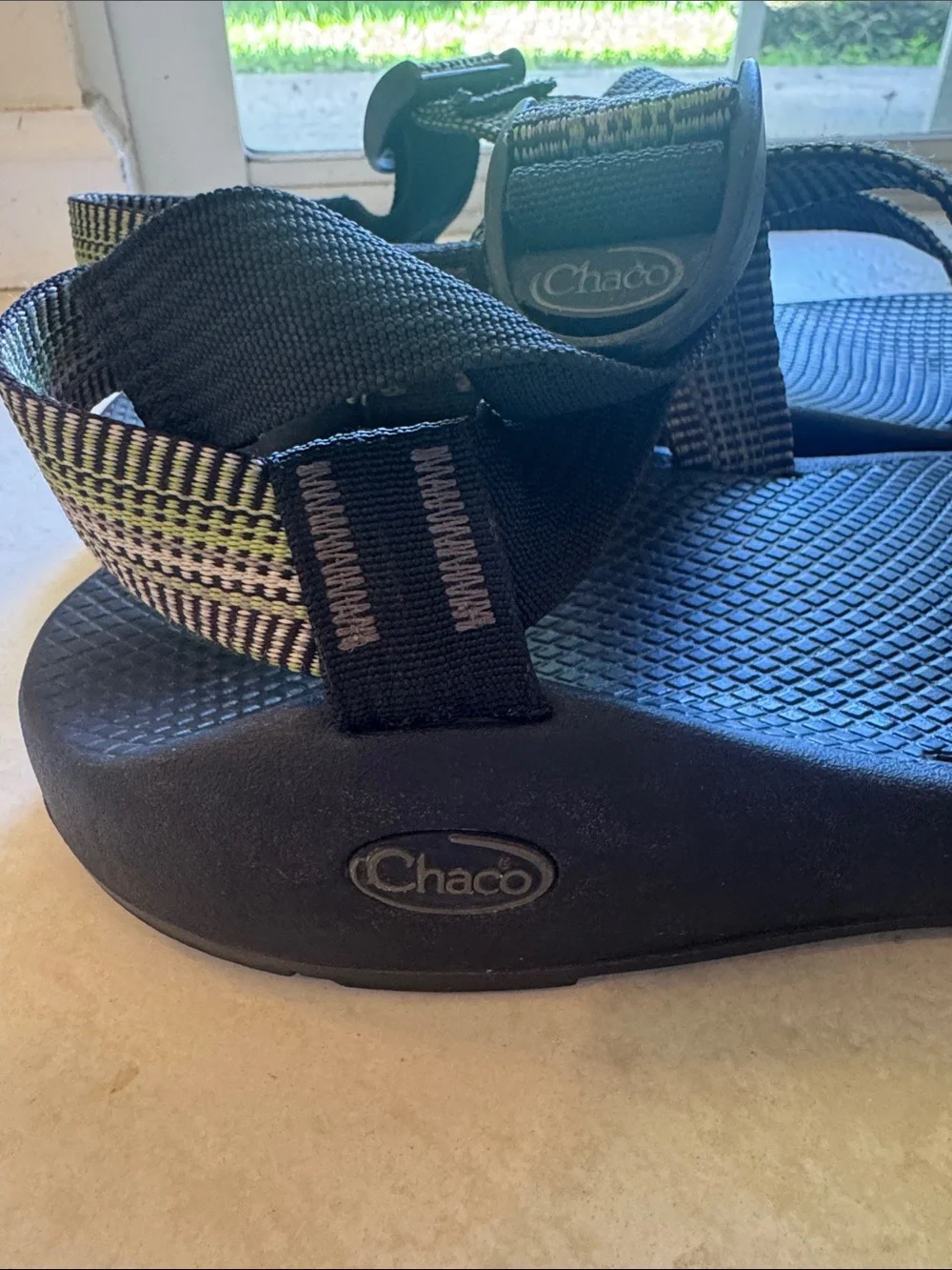 Chaco Classic Mens Sandals Size 9 Green Brown Vibram USA Made